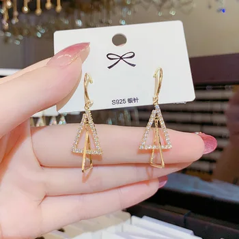 

10 pair cubic zircon earrings with stylish boucle d’oreille femme 2020 butterfly earings fashion jewelry boucle d’oreille femme