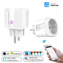Cheap ZUCZUG WIFI Smart Socket EU Plug For APP Smart Remotely Control Socket Alexa Google Home Voice Timing Switch Desktop Outlet Cheap ZUCZUG WIFI Smart Socket EU Plug For APP Smart Remotely Control Socket Alexa Google Home Voice Timing Switch Desktop Outlet