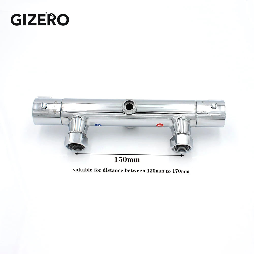 Válvula mezcladora termostática de alta calidad para baño, grifo de ducha inelligente para bañera, válvula termostática ZR960