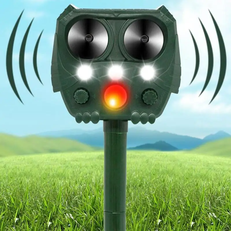 New Talpa Repellente Per Topi Ad Energia Solare Repellente Ad Ultrasuoni Spike Pest Animal Garden Outdoor Cat Dog Fox Deterrente Scarer Repellente