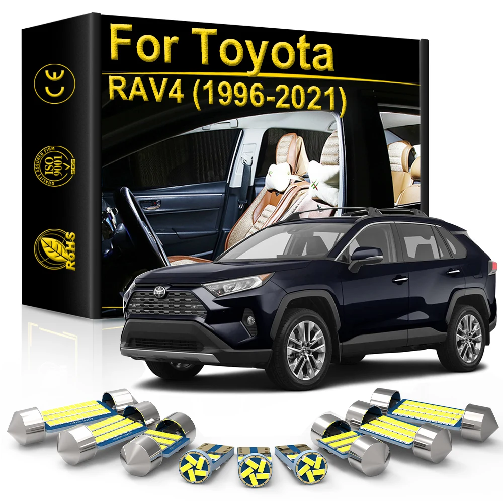 Внутренний светодиодный светильник для Тойота RAV4 RAV 4 XA10 20 30 40 50 1998 2007 2010 2014 2015 2016 2017