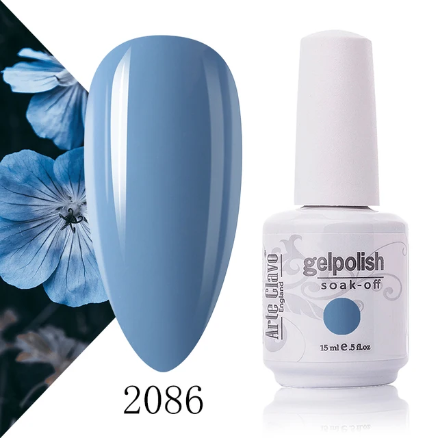 Arte Clavo 131 Colors Gel Polish Nail Gel Varnish Paint Semi Permanent Nails Art Gel Nail Polish For Manicure Top Coat Base Coat 2086