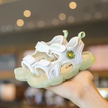 

2020 New Children Baby Sandals Girls Toddler Shoes Soft Bottom Beach Shoes 1-3 Years Old Children Shoes Fashion Baby Shoes