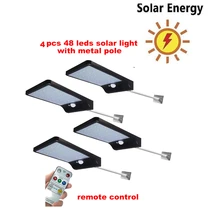 2/4pcs Solar Wireless Motion Sensor Lamps 38LEDs luminaria solar Garden Decoration Solar Light Outdoor LED Lamp Street Lights se