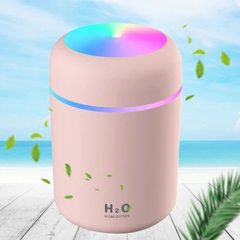 

Air Humidifier Aromatherapy For Car Home USB Ultrasonic Diffuser Essential Oil Nebulisation Mist Maker With LED Light new