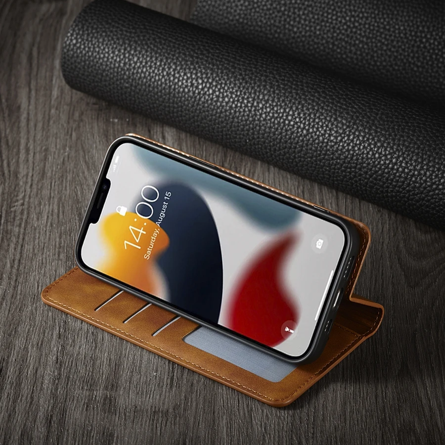 Business Magnetic Flip Leather Card Slot Wallet Case Cover For iPhone 13 12 11 Pro Max XS Max XR X 8 7 6S 6 Plus SE2022 5 5S SE iphone 12 pro max wallet case