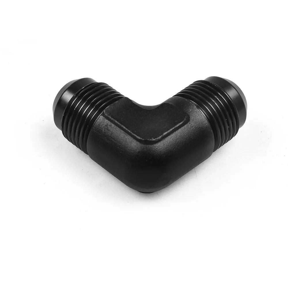 ABSOPRO AN6-AN10 Male Flare Reducer Hose Fitting - Aluminum Black Fuel Line Connector