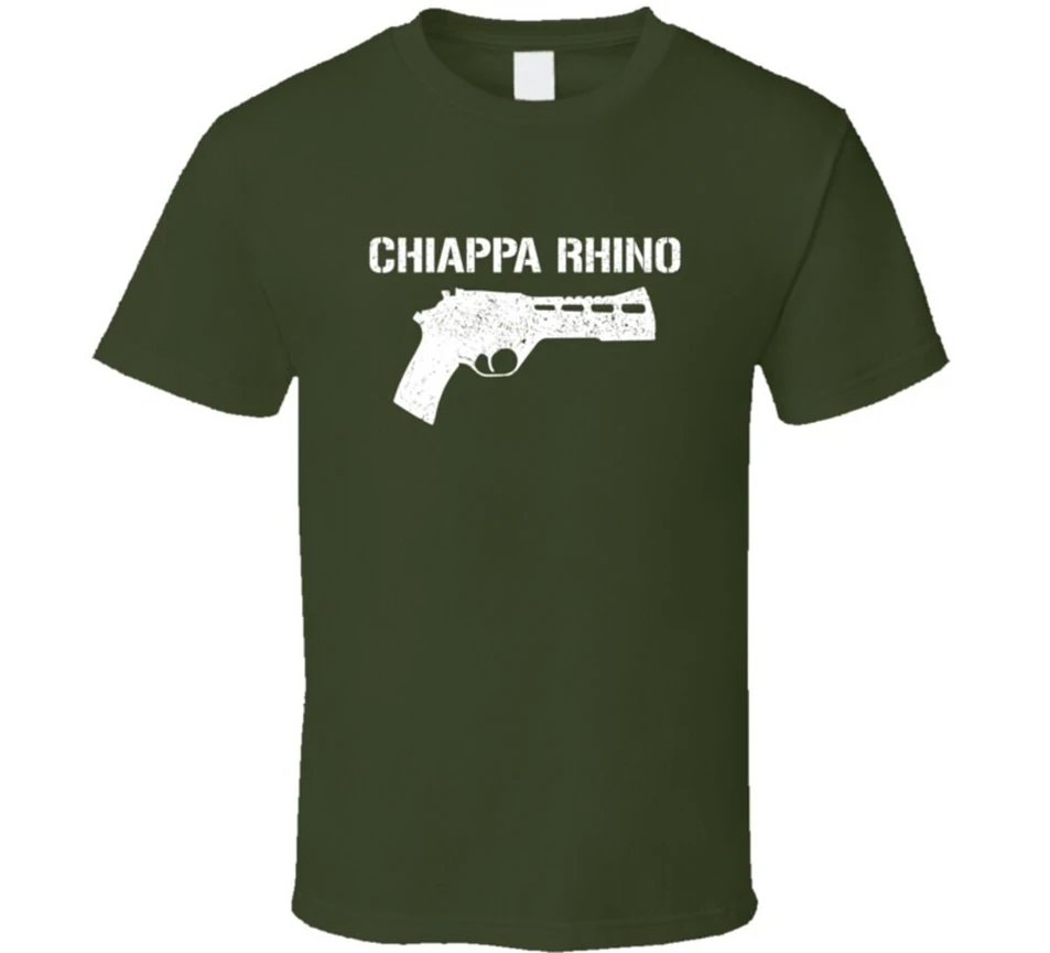 Военная состаренная футболка Chiappa Rhino с принтом на заказ | Мужская одежда