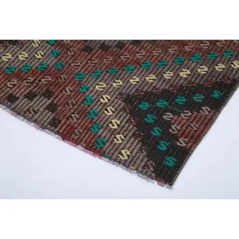 

76x315 Cm Multicolor Handmade Oriental Rug Runner Rug-2x10 Ft