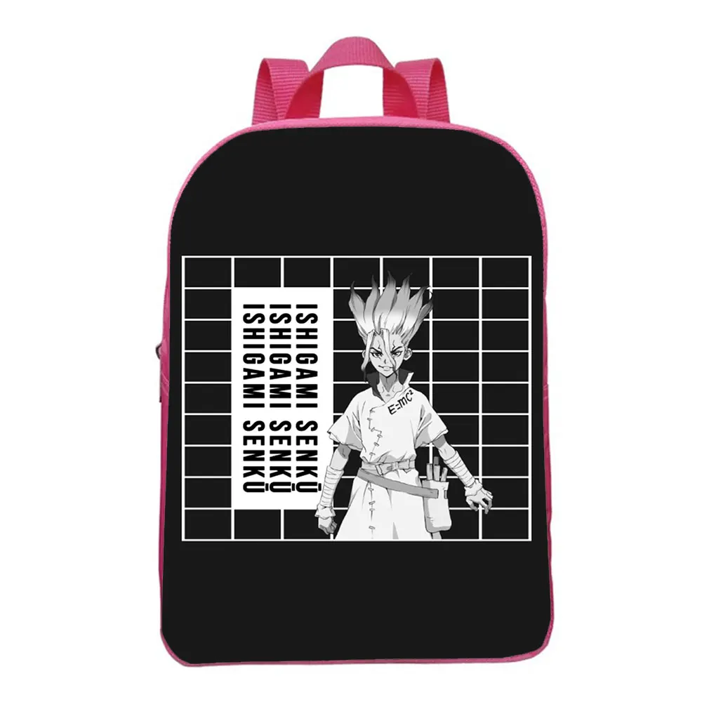 DR.Stone Mini Backpack Children Funny Kindergarten Rucksack Baby Mini Knapsack Mochila Cartoons Bag