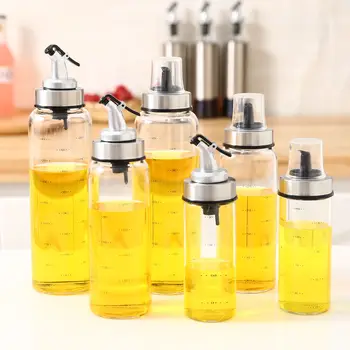 

Oil Bottle Glass Leak-proof Thickened Heat-resistant Seasoning Bottle Soy Sauce Vinegar Sesame Oil Bottle Household Kitchen