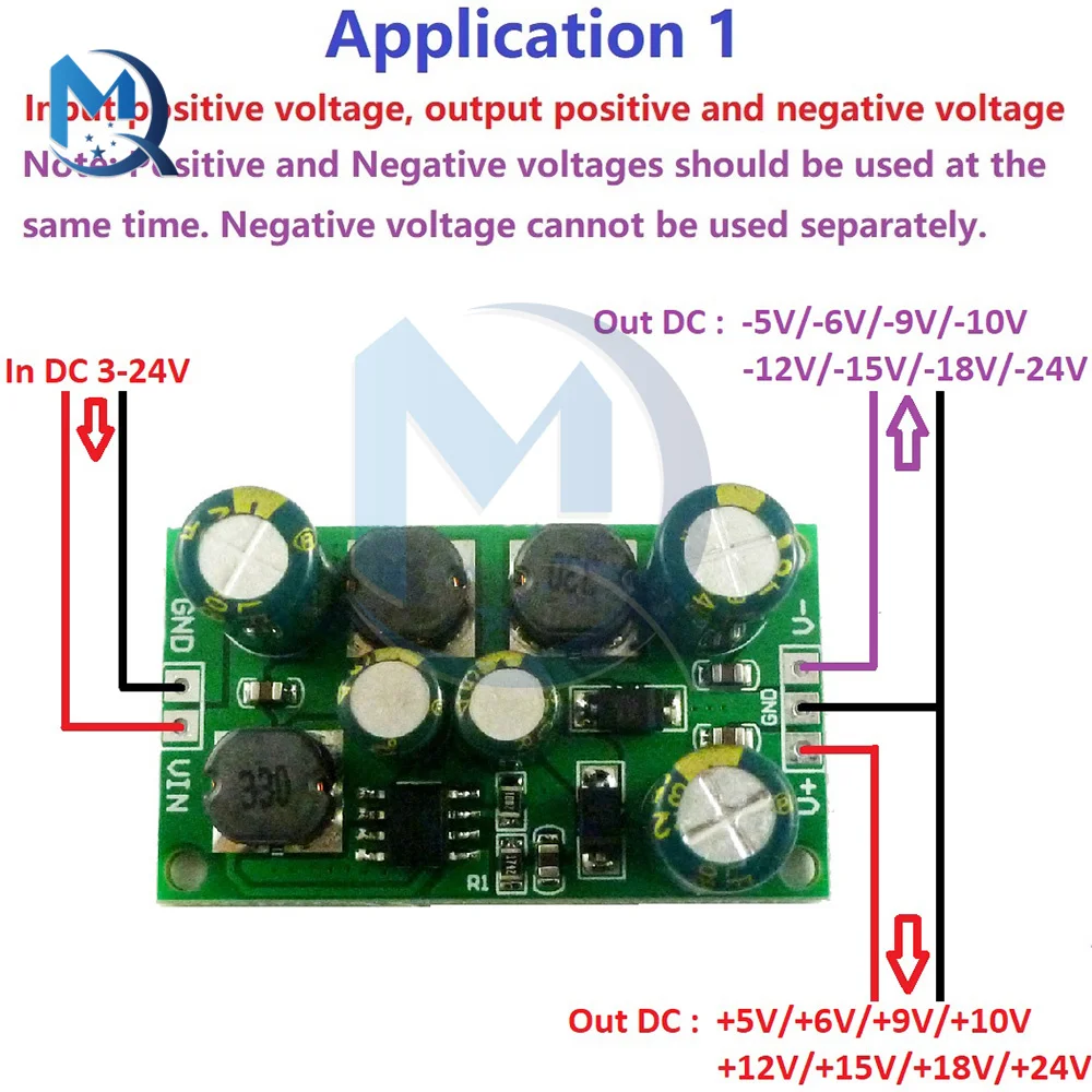 DC-DC Voltage Converter Boost-Buck Module Positive Negative Voltage Dual Output 3-24V to 5V 6V 9V 10V 12V 15V 18V 24V 8W buck converter step up converter power supply module step down module voltage regulator module step up module