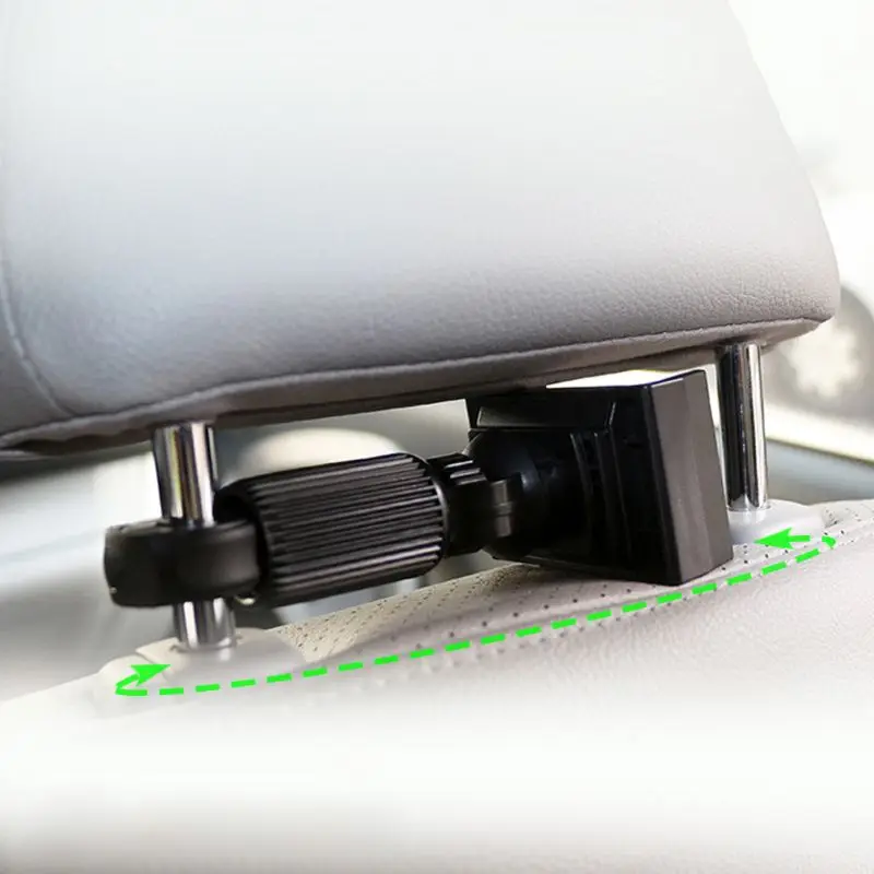 

Universal Car Headrest Mount Car Back Seat Phone Holder Bike Music Mic Pole Cradle for iphone Samsung 3.5-6.3" Smart Mobile Phon