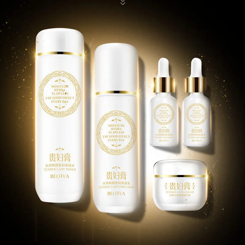 5 шт./компл. увлажняющий и набор для ухода за кожей с мягкими нежными средствами
