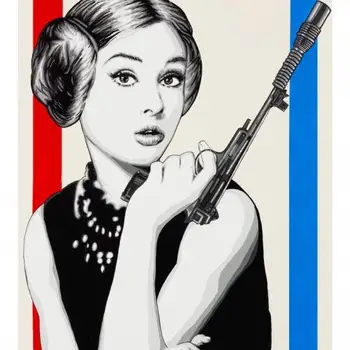 

Banksy hand made Pop art Brand painting cosplayer on canvas SDgraffiti art oil painting for wall decoration