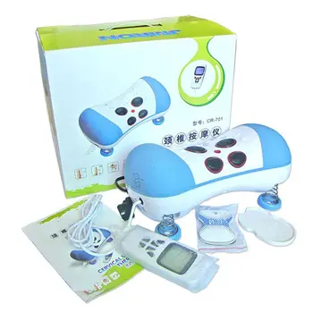 

Neck Traction Massager Electric Cervical Vertebra Massage Acupuncture Magnetic Therapy Heating Pillow