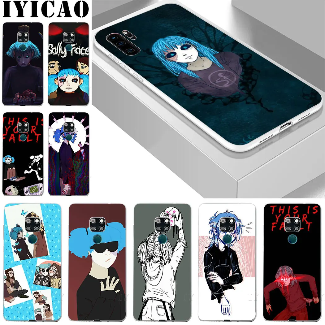 Sally Face Game Huawei Mate 20 10 30 Lite Pro Y9 2019 Y7 Y6 Prime 2018 2017 Cover Phone Case | Мобильные телефоны и