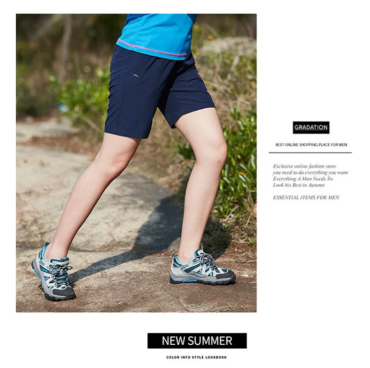 Summer Men Shorts MEN'S Casual Pants Shorts Plus-sized Outdoor Athletic Pants Loose-Fit Beach Shorts