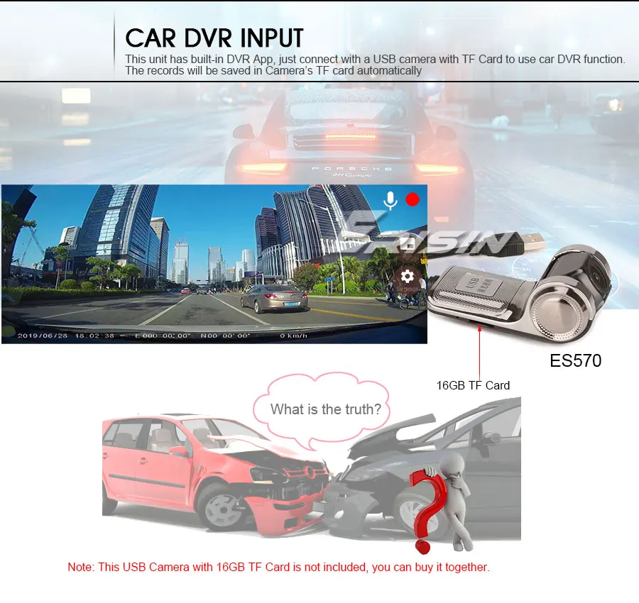 Flash Deal Erisin ES2906B 8.8" HD Android 9.0 Car Stereo GPS Sat Nav DAB+ DSP for BMW 3er E46 318 M3 Rover75 MG ZT 19