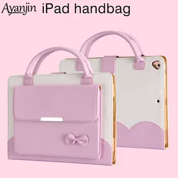 

Handle bag case For ipad Air 1 2/Pro 9.7 inch Tablet handbagFor New iPad 9.7 2018 2017 A1822 A1893 Stand Cover+Film+Stylus Pen
