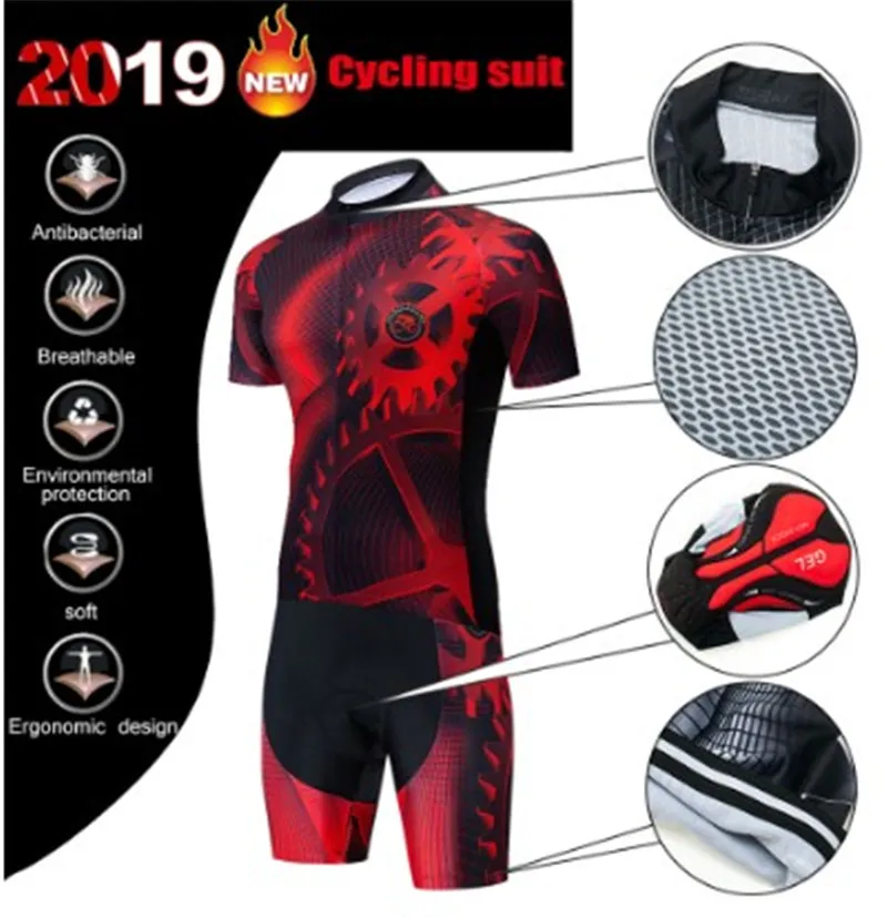 Езда на велосипеде Pro Team велосипед teleyi Одежда MTB велосипед одежда короткий Мужской Велосипед езда Джерси Набор Ropa Cyclismo Триатлон