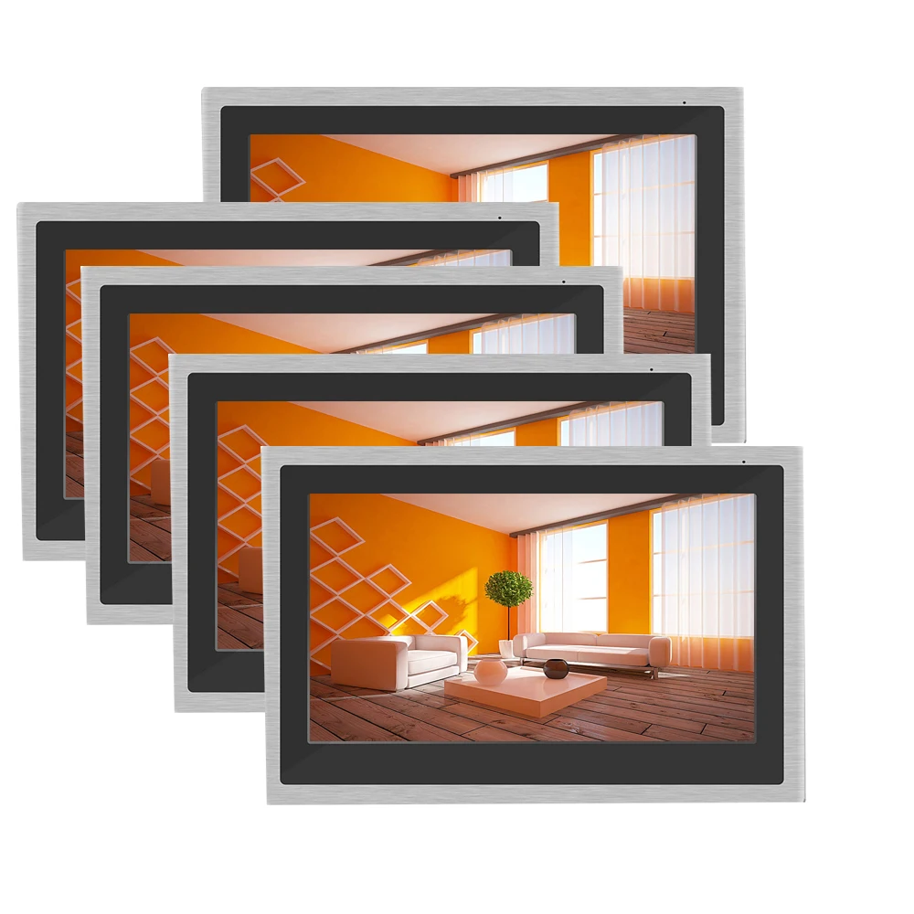 Dragonsview 10 inch 960P AHD Touch Button Indoor Monitor 5 pcs Video Door Phone Door Intercom Dragonsview 10 inch 960P AHD Touch Button Indoor Monitor 5 pcs Video Door Phone Door Intercom