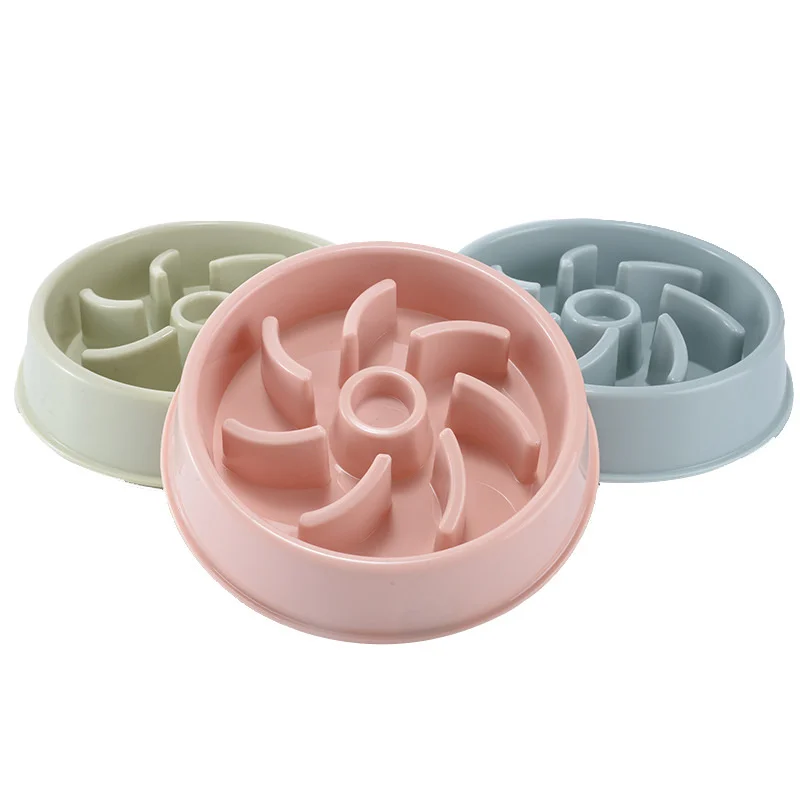 

Slow Feeder Dog Cat Bowl Fun Stop Bloat Feeding Dish Plate Non Slip Food Bowl For Small Cat Dog Puppy Kitten Products Pet Supply