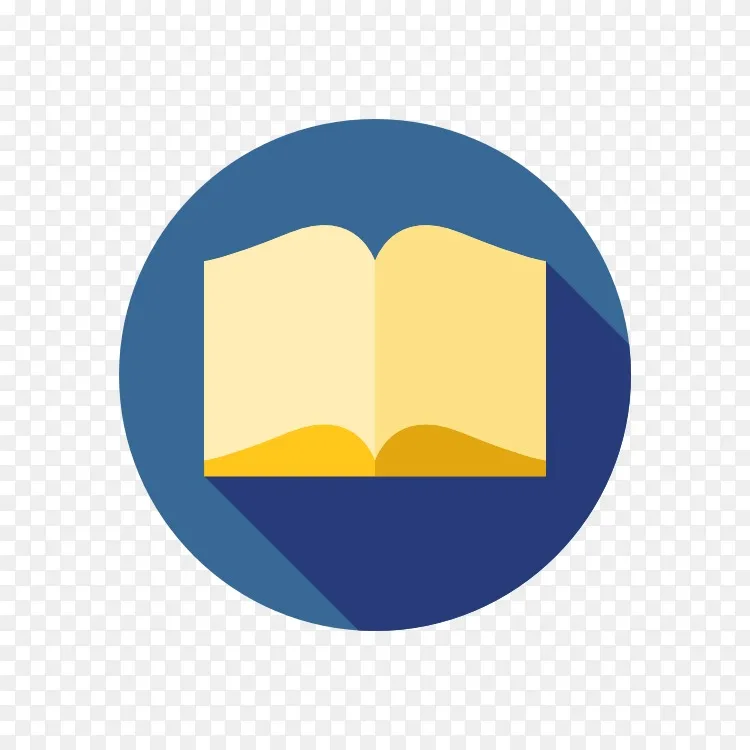 可伸缩图形书图标-一本打开的书