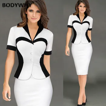 

High Quality Spring and Summer New Women's Victorian Dress Stitching Lapel Short Sleeve Fashion Dress Free Shipping