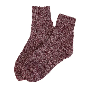 

Women Men Socks Loose Socks Autumn Winter Solid Color Woolen Soft Elastic Hosiery Indoor 1 Pair New