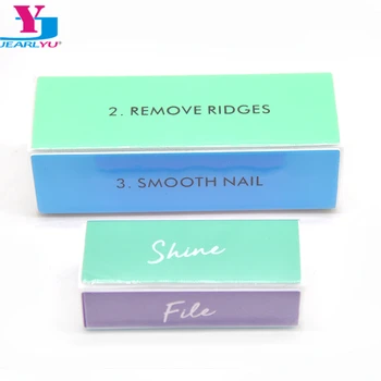 

50P/100P Buffing Mini Nail File Pedicure Manicure Nail Buffer Block 4 Ways Makeup Sanding File UV Gel Grind Polish Strong Thick