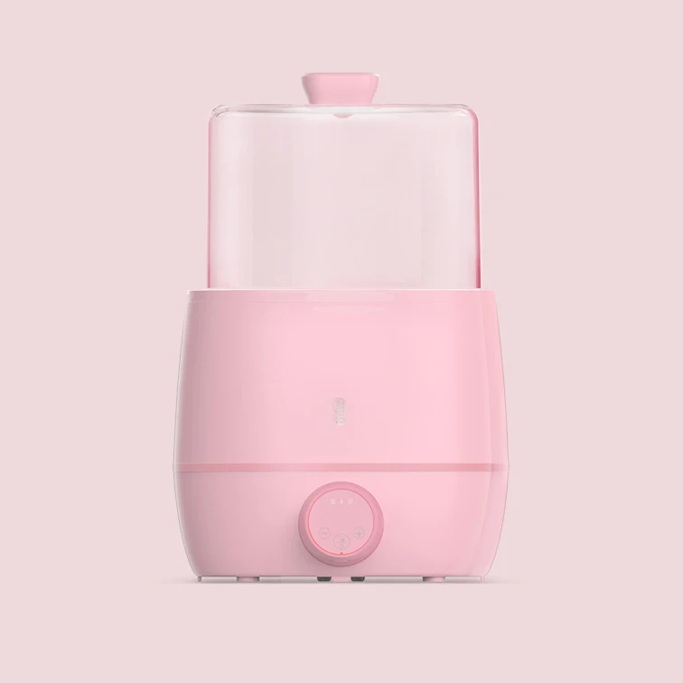 PINK Xiaomi Kola Mama подогреватель бутылочек Многофункциональный Подогрев молока смарт-грелки бутылка молока стерилизатор термостат дезинфекция - Цвет: PINK