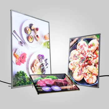 

light box a4 led frame restaur menu board led