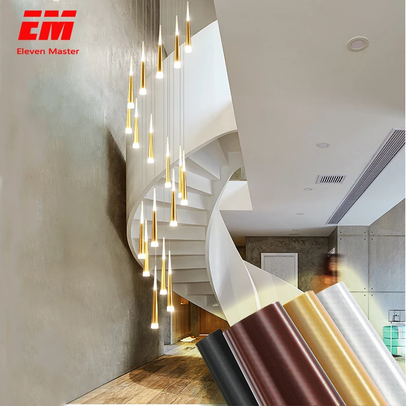 led Pendant Lamp meteor Long Tube lamp Kitchen Dining Room Shop Bar Decoration Cylinder Pipe Pendant Light Kitchen Lamp ZDD0025 afbeelding