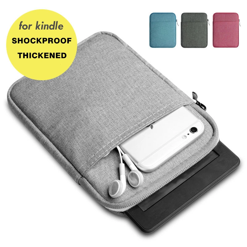 

6.0" e-Book Case Soft Pocketbook Protect Bag Sleeve Pouch Cover For Kindle Paperwhite 1234 Kobo