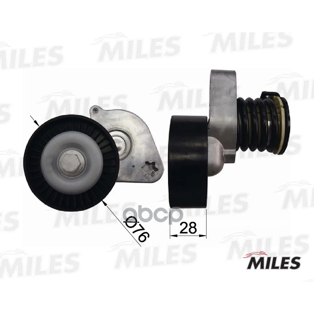 Натяжитель Ремня Приводного Mb W203/W211 1.8-2.3 02- Miles Ag00082 Miles арт. AG00082