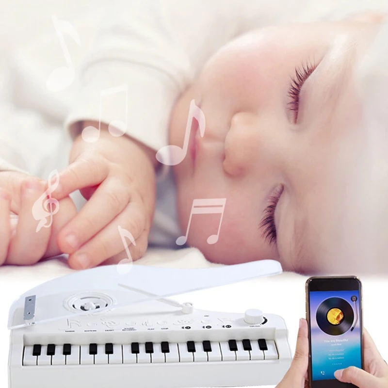Умный индукционный имитатор, Bluetooth, зарядка для фортепиано, Мини Красочный светильник, музыкальное электронное пианино, лучший подарок для детей