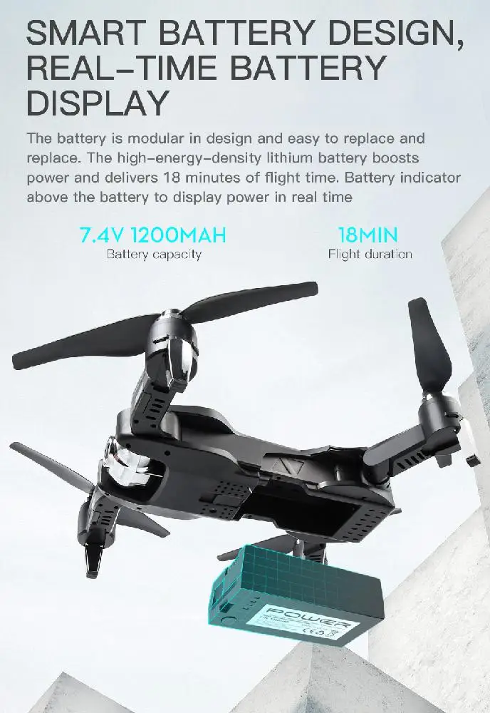 S17 Дрон 4k HD камера gps Квадрокоптер WiFi fpv 1080P без сигнала возврат RC вертолет полет 15 минут Квадрокоптер Дрон с камерой