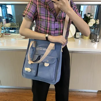 

NEW Korean Nylon Bag Women's Messenger Bag 2020 New Style All-match Korean Style Student Shoulder Bag Academic Style Small bag