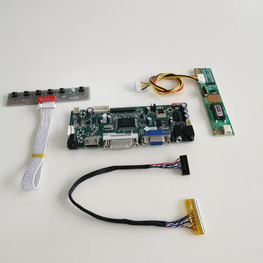 Для ЖК-монитора LP121X04-B2P2/C2K2 M. NT68676 контроллер дисплея карты HDMI DVI VGA CCFL LVDS 20-Pin 1024*768 12," DIY kit