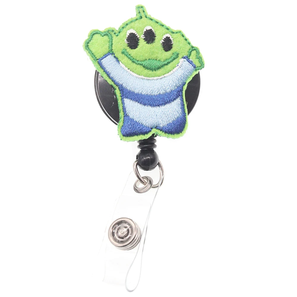 Бесплатная доставка мультипликационный персонаж Retractbale брелок для ключей Войлок