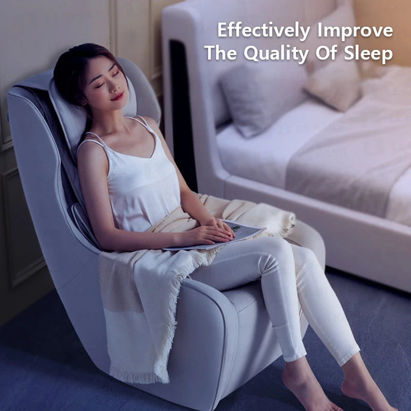 LEK 988M1 Mini Kneading Massage Chairs With Airbags Especially For Small Apartment Office Hospitality Heated Massage Chair Sofa 6