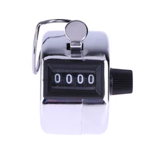 Contador de contagem manual da mão de digitas 4 dígitos número manual de contagem de golfe clicker mini treinamento manual contagem max. 9999 contador