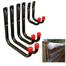 6 шт. многофункциональные металлические сверхмощные крючки для хранения гаража настенные крепления