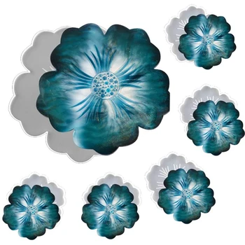 

Resin Coaster Mold,Agate Coaster Epoxy Resin Mold Craft DIY,Silicone Resin Mold Is Used to Make,Coasters,Home Decoration