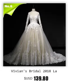 Vivian's Bridal блестящая вуаль свадебное платье кружева с высоким воротником, со стразами Иллюзия сетки Бисероплетение кисточкой Принцесса фантазия Свадебное бальное платье