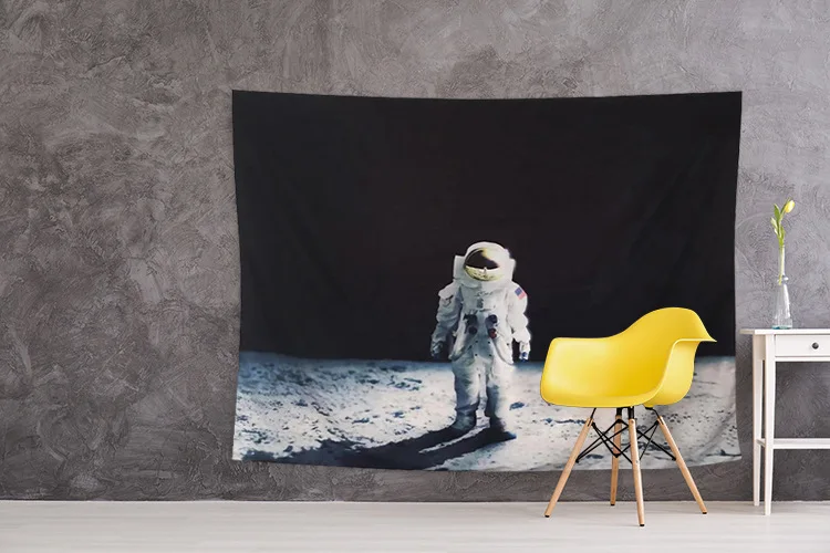 Космическая разведка гобелен "Космонавт" настенная подвесная ткань студенческий штора-фон для дома, спальни, украшения стен
