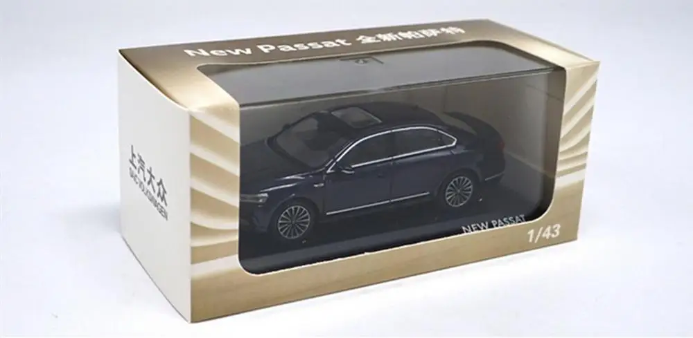 Новинка 1/43 г. Volkswagen Passat GP 2016 литой автомобиль фиолетового цвета Коллекционная
