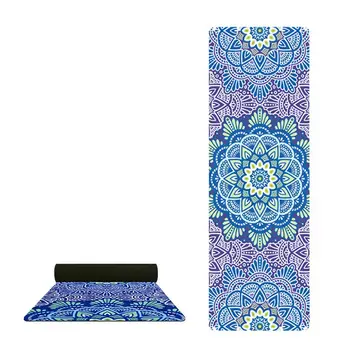 

Suede + Natural Rubber Yoga Mat Non Slip Carpet For Beginner Blankets Fitness Gymnastics Mats Ultra-light Folding Anti Slip Pad