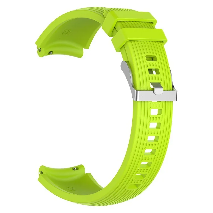 20/22mm Silicone Strap for Samsung Galaxy watch 42/46mm Gear S3 S2 Classic Band for Amazfit GTR/Huawei Watch 2 GT bracelet belt - Цвет ремешка: Green